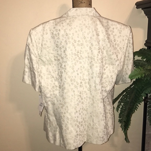 NWOT Washable Linen-Blend Jacket - Picture 5 of 8